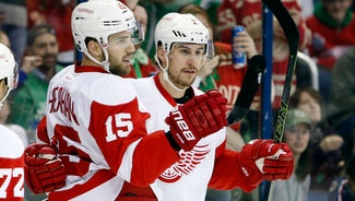Next Story Image: Zetterberg, Helm score in 3rd as Red Wings beat Blue Jackets